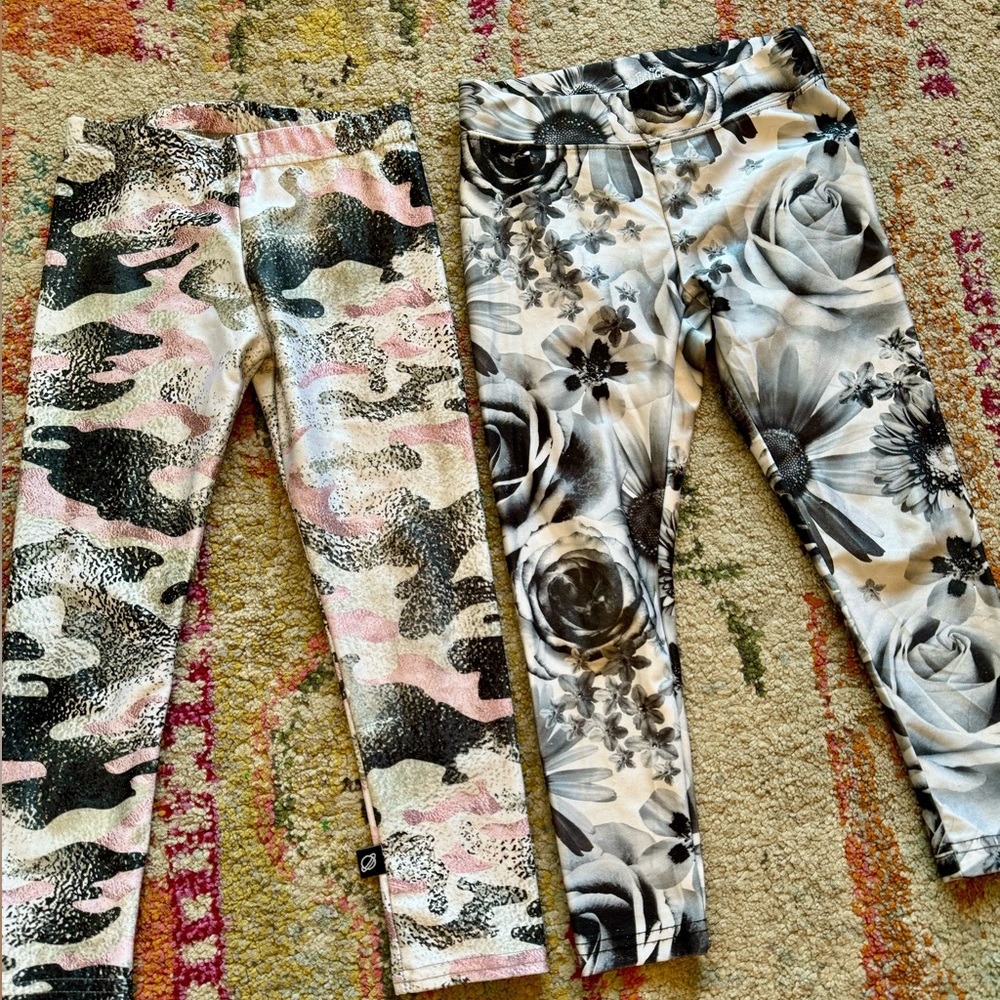 Terez/Justice leggings bundle size 6